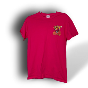 Gildan hot pink wild about teaching t-shirt size small